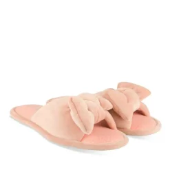 Chaussons ROSE Femme Motif Uni A Enfiler
