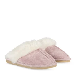 Chaussons ROSE Femme Motif Uni A Enfiler
