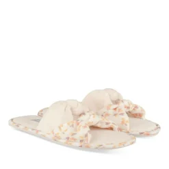 Chaussons ROSE Femme Motif Uni A Enfiler