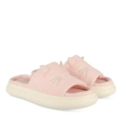 Chaussons ROSE Femme Motif Uni A Enfiler