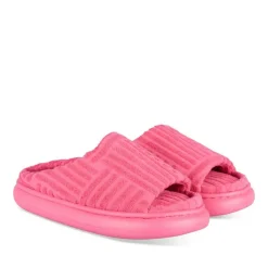 Chaussons ROSE Femme Motif Uni A Enfiler
