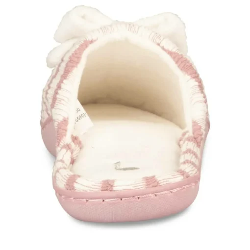 Chaussons ROSE Femme Motif Rayures