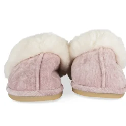 Chaussons ROSE Femme Motif Uni A Enfiler