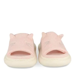 Chaussons ROSE Femme Motif Uni A Enfiler
