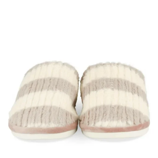Chaussons ROSE Femme Motif Uni A Enfiler