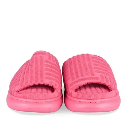 Chaussons ROSE Femme Motif Uni A Enfiler