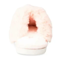 Chaussons ROSE Femme Motif Uni A Enfiler
