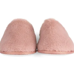 Chaussons ROSE Femme Motif Uni A Enfiler