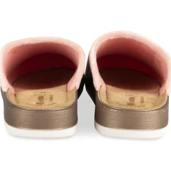 Chaussons ROSE Femme Motif Uni A Enfiler