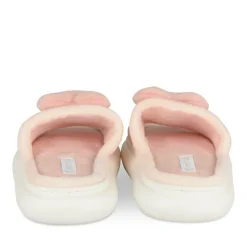 Chaussons ROSE Femme Motif Uni A Enfiler