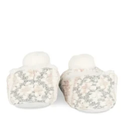 Chaussons ROSE Femme Motif Uni A Enfiler