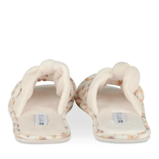 Chaussons ROSE Femme Motif Uni A Enfiler
