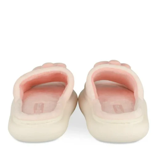 Chaussons ROSE Femme Motif Uni A Enfiler