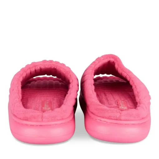 Chaussons ROSE Femme Motif Uni A Enfiler