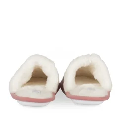 Chaussons ROSE Femme Motif Coeurs A Enfiler