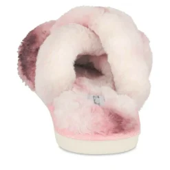 Chaussons ROSE Femme Motif Uni A Enfiler