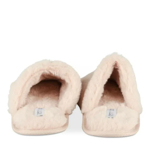 Chaussons ROSE Femme Motif Uni A Enfiler