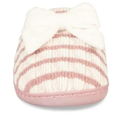 Chaussons ROSE Femme Motif Rayures