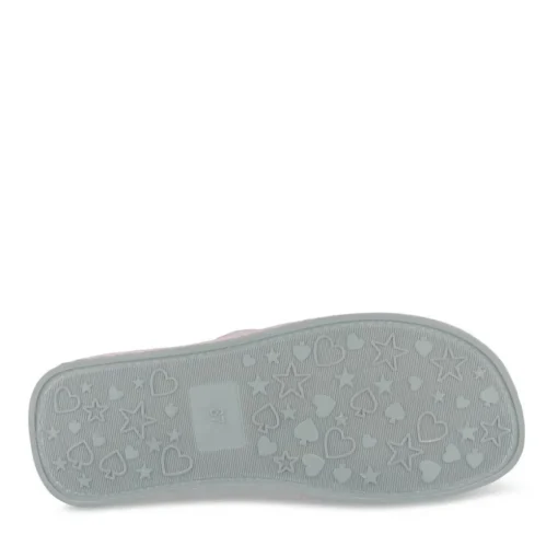 Chaussons ROSE Femme Motif Animal A Enfiler