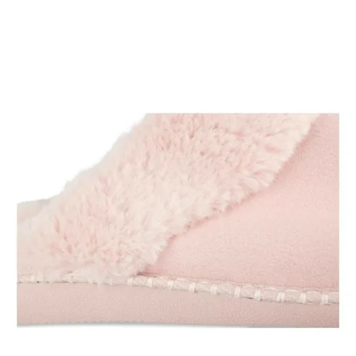Chaussons ROSE Femme Motif Uni A Enfiler