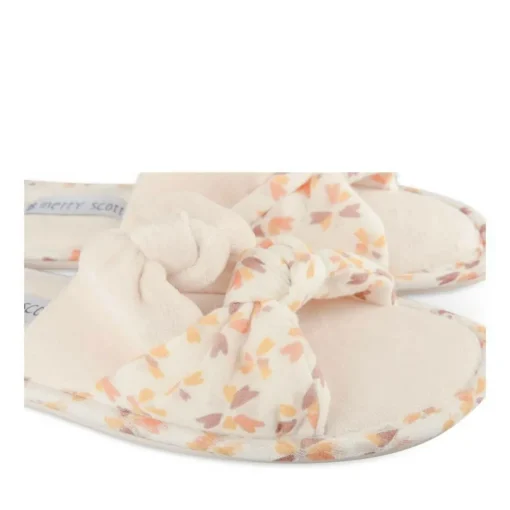 Chaussons ROSE Femme Motif Uni A Enfiler