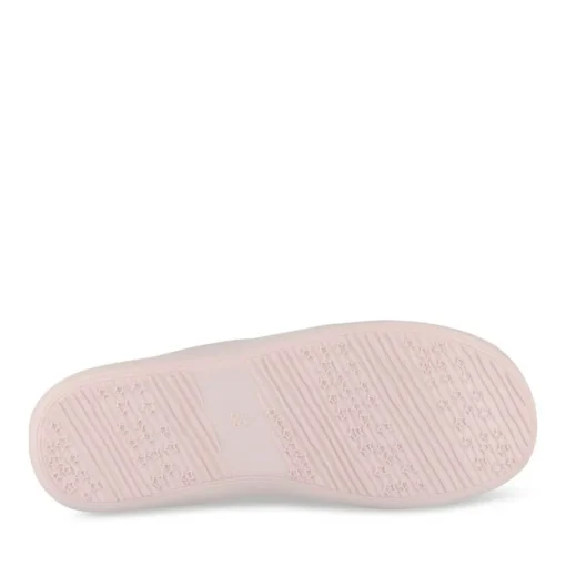 Chaussons ROSE Femme Motif Uni A Enfiler