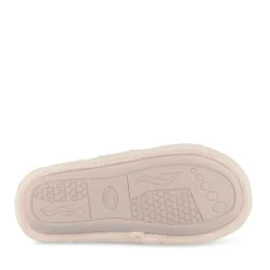 Chaussons ROSE Femme Motif Uni A Enfiler