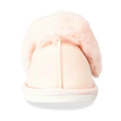 Chaussons ROSE Femme Motif Uni A Enfiler