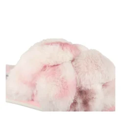 Chaussons ROSE Femme Motif Uni A Enfiler
