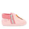 Chaussons ROSE Fille Motif Uni Fermeture éclair