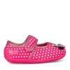 Chaussons ROSE Fille Motif A Pois Scratch