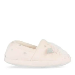 Chaussons ROSE Fille Motif Licorne A Enfiler