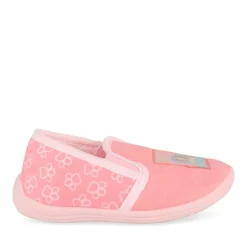 Chaussons ROSE Fille Motif Carreaux A Enfiler
