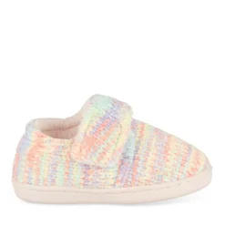 Chaussons ROSE Fille Motif Uni A Enfiler