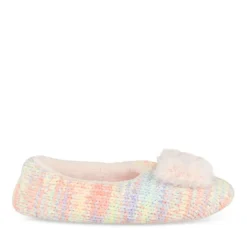 Chaussons ROSE Fille Motif Uni A Enfiler
