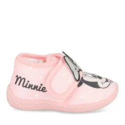 Chaussons ROSE Fille Motif A Pois Scratch