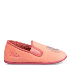 Chaussons ROSE Fille Motif Uni A Enfiler