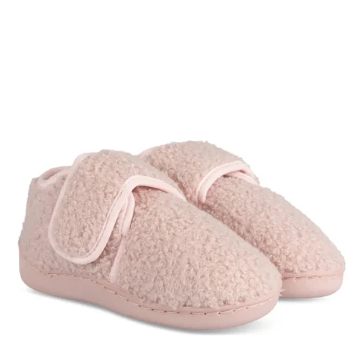 Chaussons ROSE Fille Motif Uni Scratch
