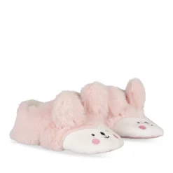 Chaussons ROSE Fille Motif Animal Scratch