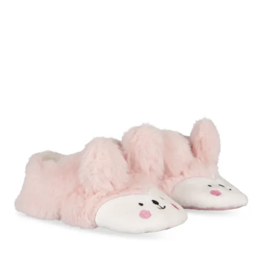 Chaussons ROSE Fille Motif Animal Scratch