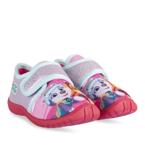 Chaussons ROSE Fille Motif Multicolore Scratch