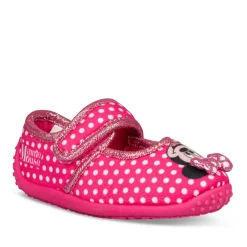 Chaussons ROSE Fille Motif A Pois Scratch