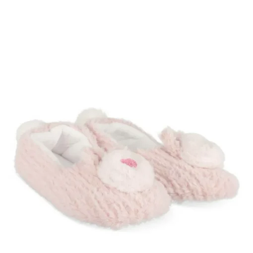 Chaussons ROSE Fille Motif Uni A Enfiler