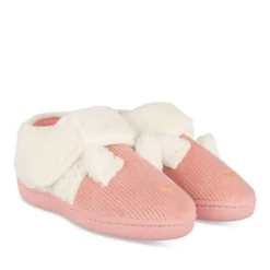 Chaussons ROSE Fille Motif Uni Scratch