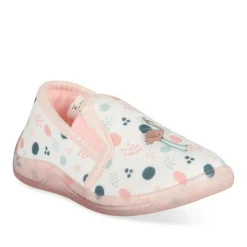Chaussons ROSE Fille Motif Multicolore A Enfiler