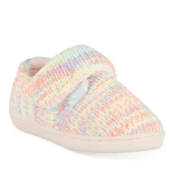Chaussons ROSE Fille Motif Uni A Enfiler
