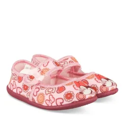 Chaussons ROSE Fille Motif Multicolore Scratch