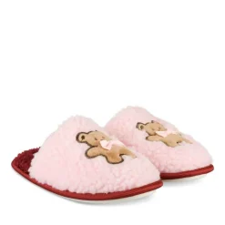 Chaussons ROSE Fille Motif Animal A Enfiler