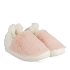 Chaussons ROSE Fille Motif Uni A Enfiler