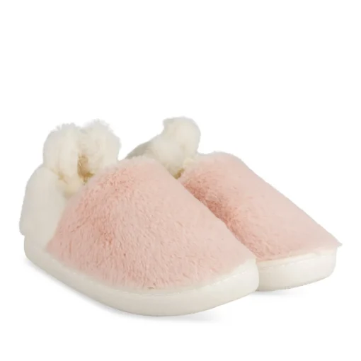 Chaussons ROSE Fille Motif Uni A Enfiler